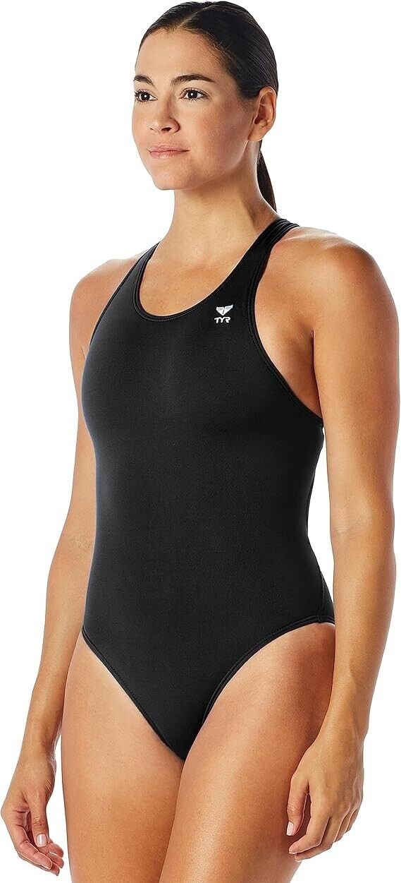 TYR Women's Durafast One Maxfit Swimsuit, Black, Size 30 BMZ24-9623