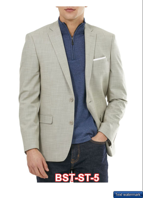 BAR III Mens Beige Single Breasted, Stretch Blazer Jacket 46L/44R