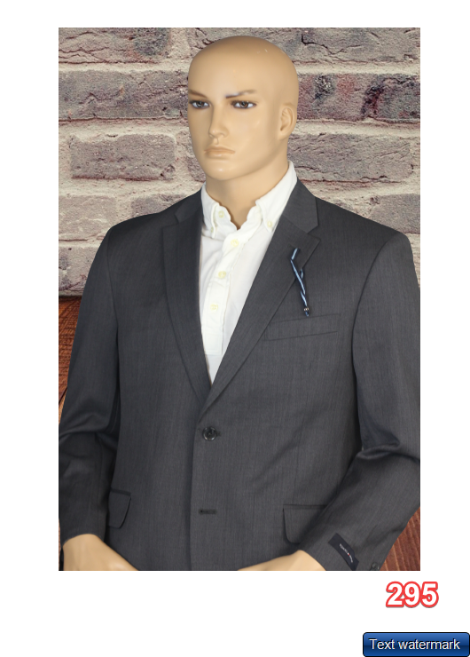 TOMMY HILFIGER Mens Gray Suit Jacket Keene Dark Grey Size 40S