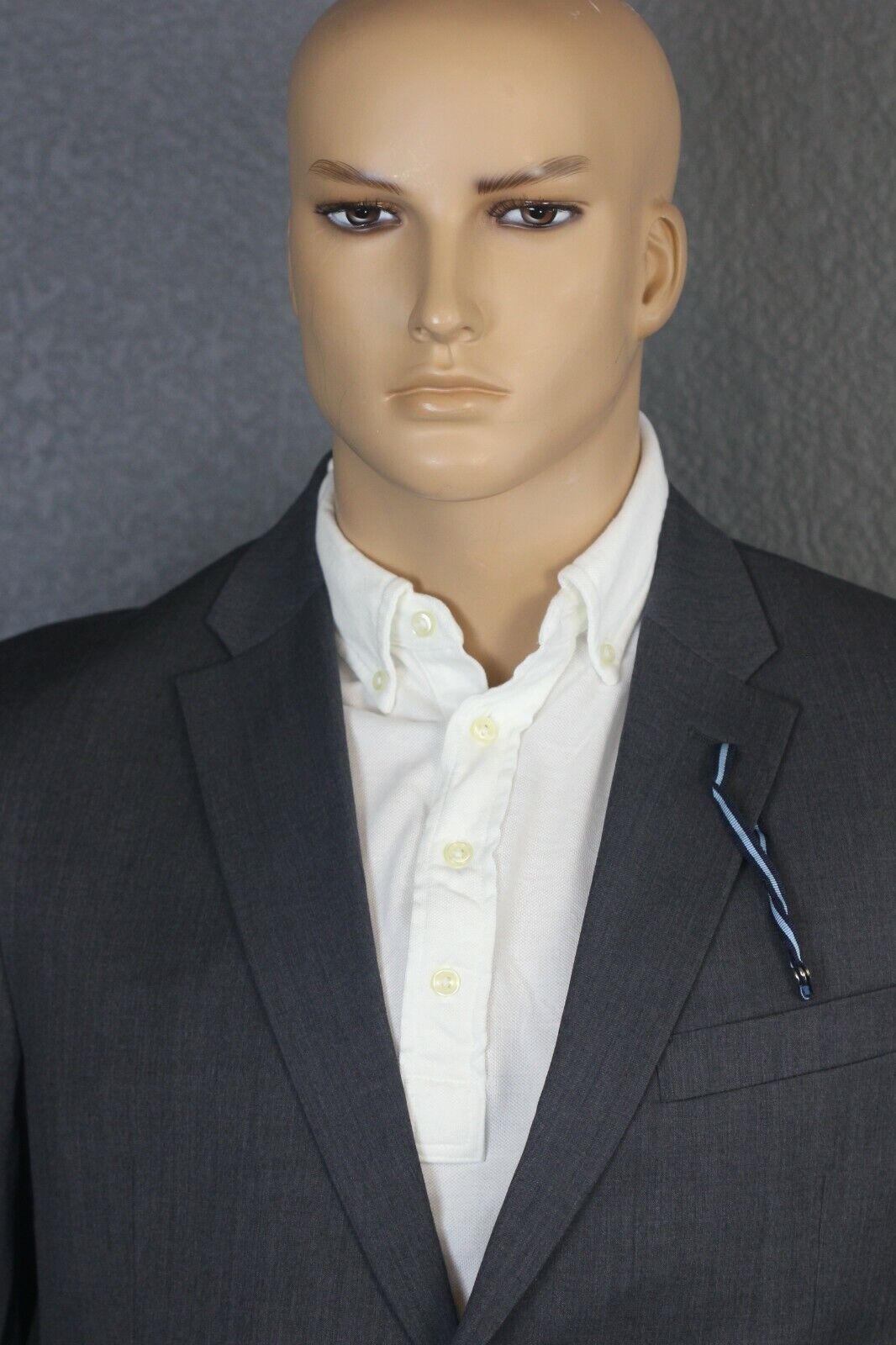 TOMMY HILFIGER Mens Gray Suit Jacket Keene Dark Grey Size 40S