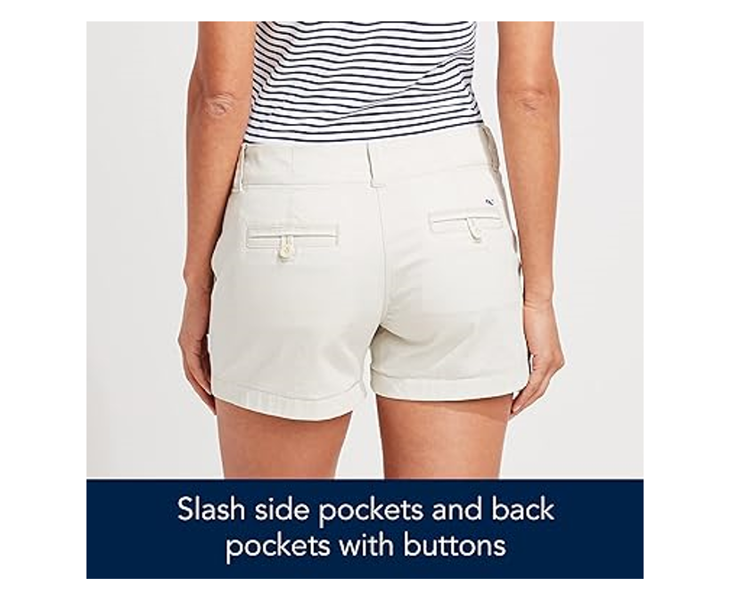 Vineyard Vines Women's 3.5 inch Every Day Shorts, Blue Blazer, 6