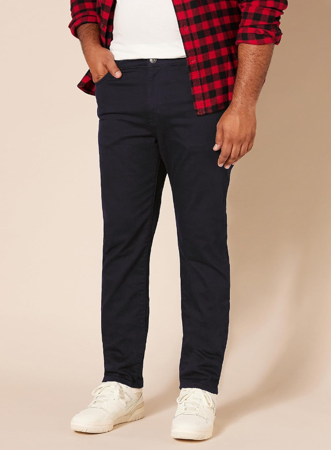 Essentials Men's Slim-Fit Stretch Jean, Black, 38W x 32L