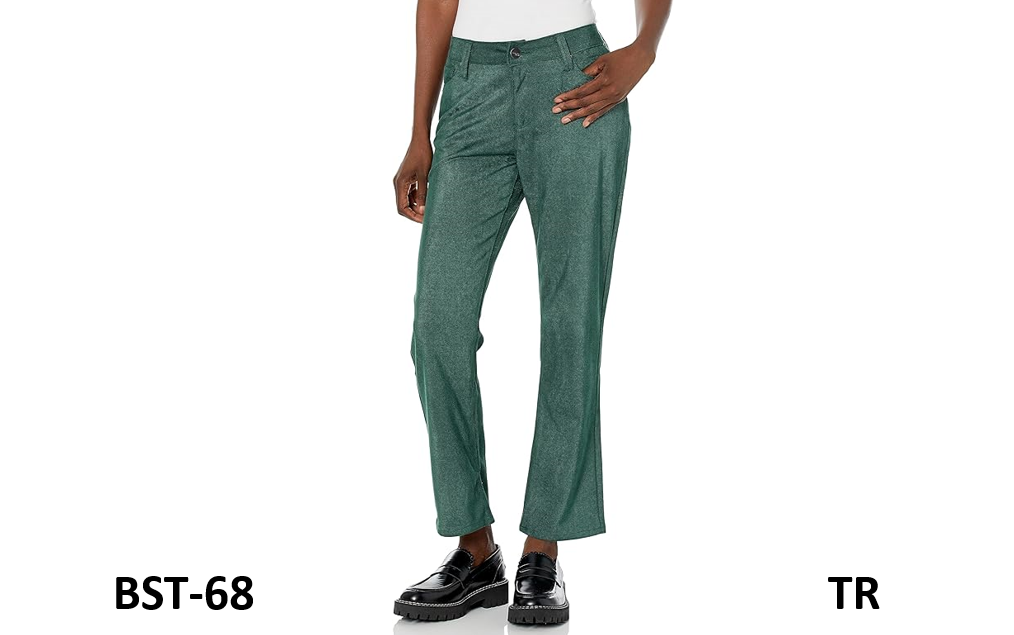 Women's Sueded Twill 5 Pocket Straight Leg Pant Lifestyle Collection, Hunter, 8
