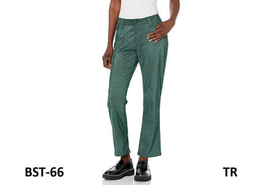 Women's Sueded Twill 5 Pocket Straight Leg Pant Lifestyle Collection, Hunter, 14