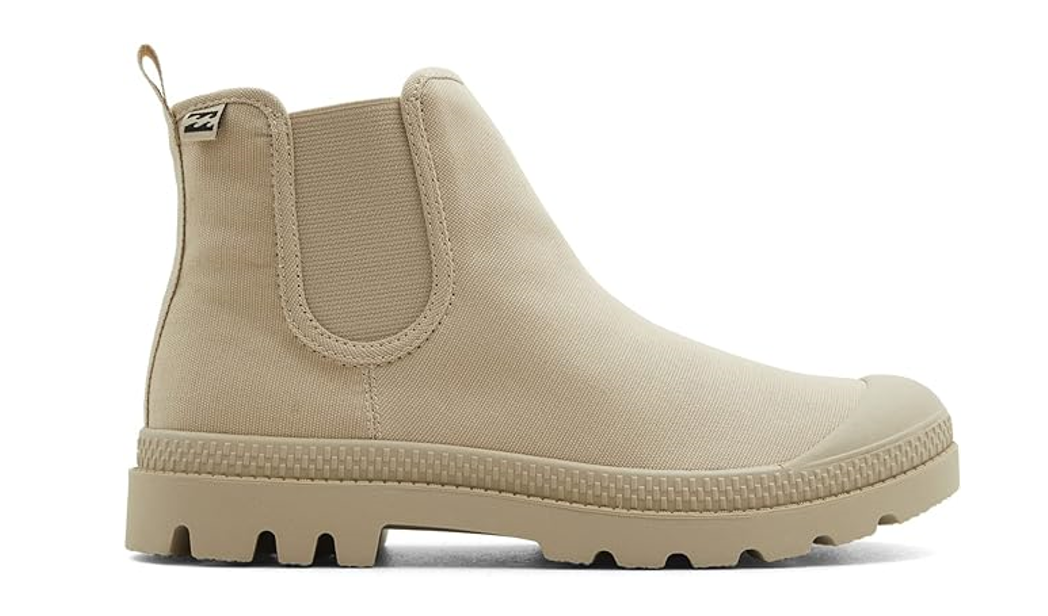 Billabong Women Sydney Chelsea Boot Vegan Friendly Fabric, 5in Shaft, Khaki, 7.5