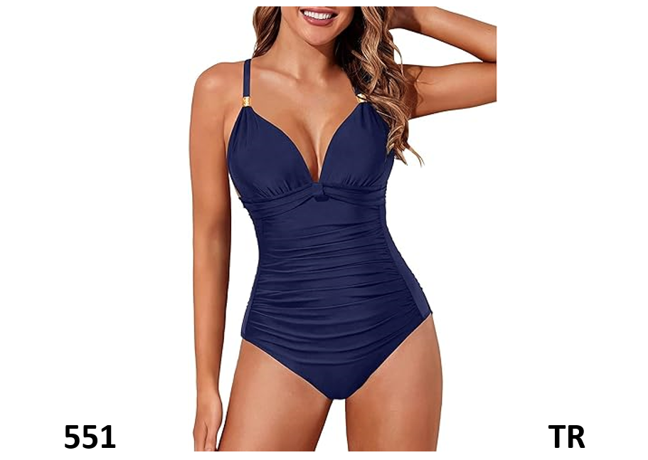 Aqua Eve Tummy Control Swimsuits for Women One Piece Bathing Suit Push Up, XL