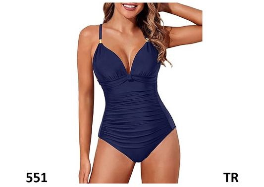 Aqua Eve Tummy Control Swimsuits for Women One Piece Bathing Suit Push Up, XL