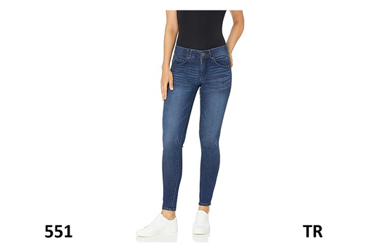 Democracy Women's Ab Solution Jegging, Super Stretch Denim, Blue, Size 12