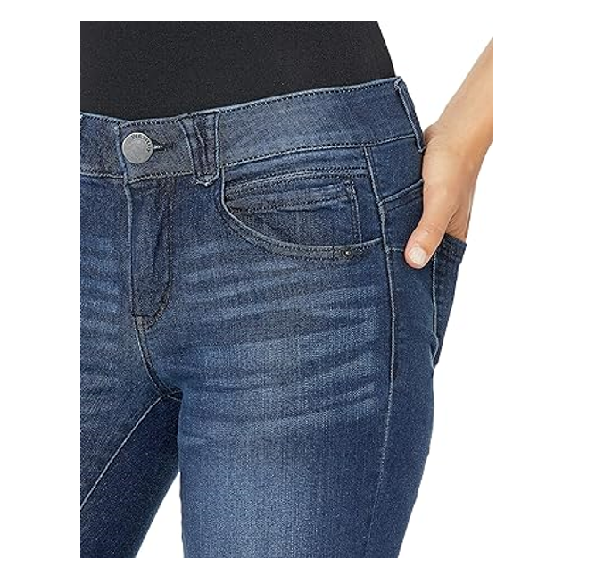 Democracy Women's Ab Solution Jegging, Super Stretch Denim, Blue, Size 12
