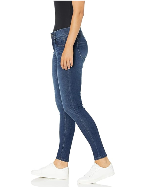 Democracy Women's Ab Solution Jegging, Super Stretch Denim, Blue, Size 12