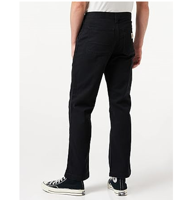Carhartt Men's Rugged Flex Rigby Dungaree Pant, Relaxed Seat, Black, 30W X 34L
