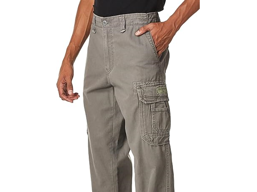 UNIONBAY Men's Survivor Iv Relaxed Fit Cargo Pant-Reg and Big, Black, 46W X 32L