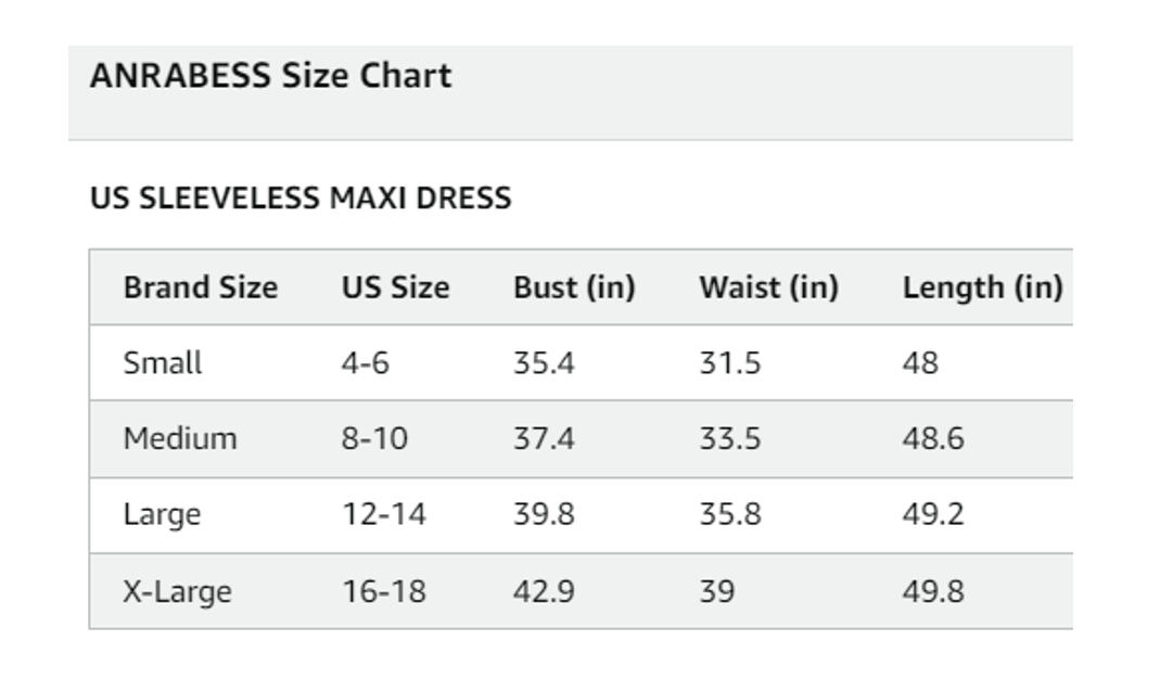 ANRABESS WomenSummer Casual Sleeveless V-Neck Swing Dress Fit & Flare Flowy, XL