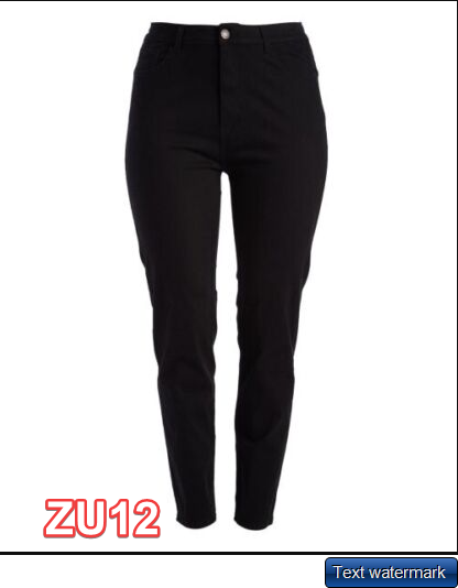 Emperial Premium Black Twill Skinny Jeans 1X