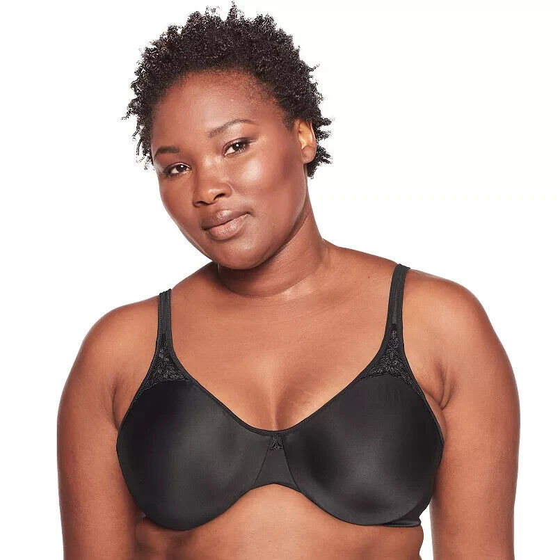 Bali® Passion For Comfort Full-Figure Minimizer Underwire Bra 3385, BLACK, 40DDD
