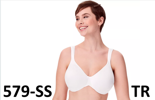 Bali® Live It Up® Full-Figure Seamless Underwire Bra 3353, WHITE, 36DDD
