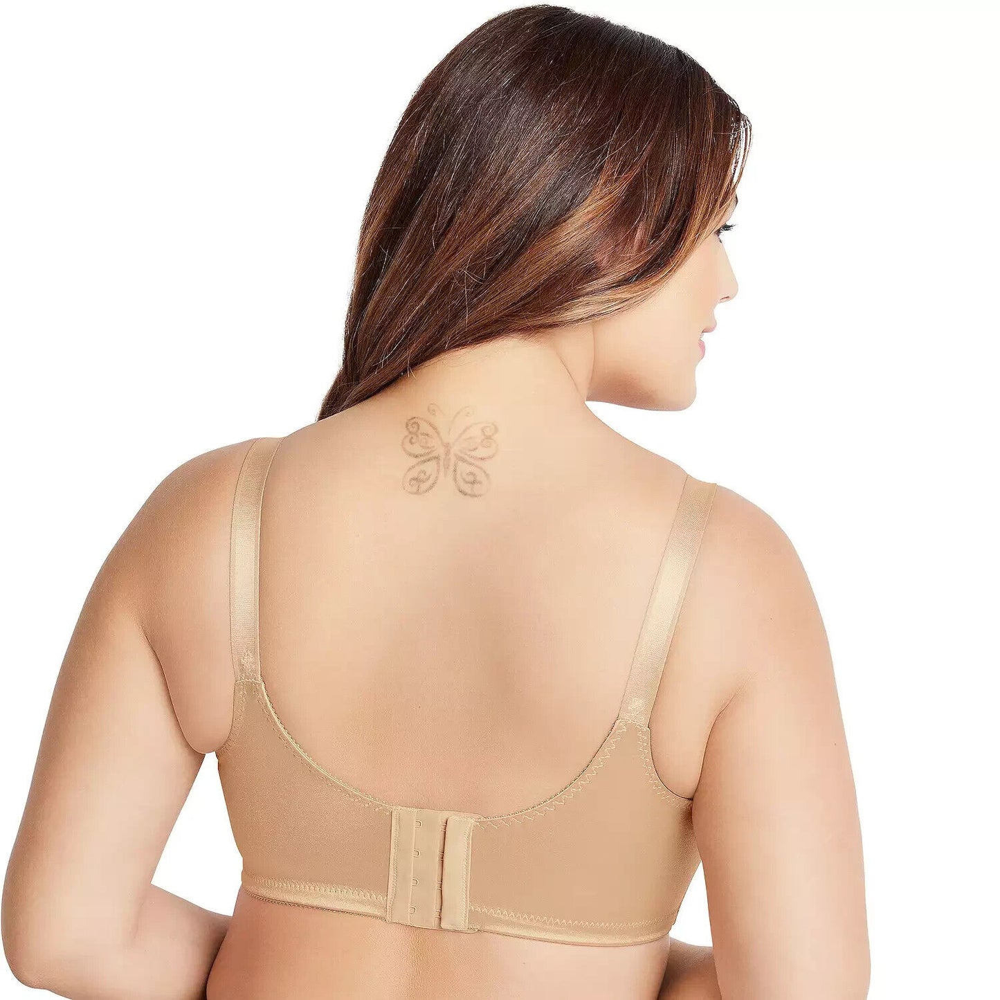 Bali® Double Support Comfort-U Wireless Full-Figure Bra, 3820 Light Beige, 36DD