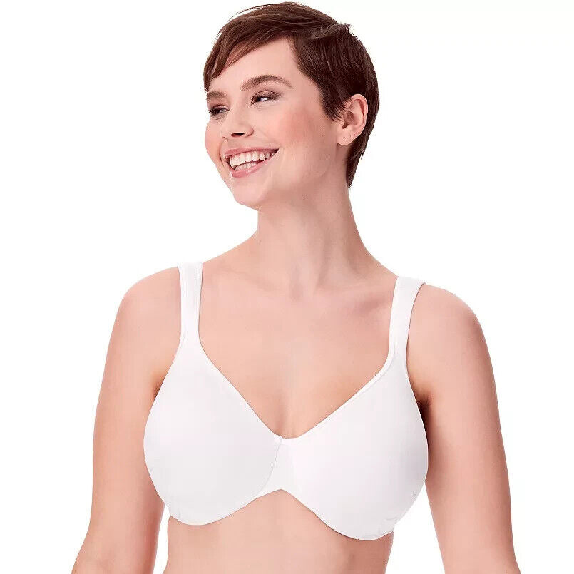 Bali® Live It Up® Full-Figure Seamless Underwire Bra 3353, WHITE, 36DDD