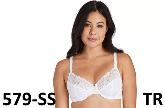 Bali® Lace Desire® Full-Figure Underwire Bra, 6543 WHITE, 36DD