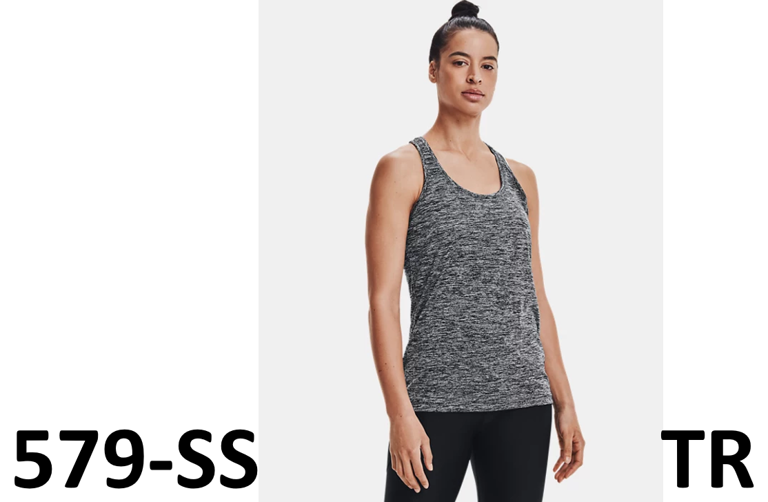 Under Armour Women's UA Tech™ Twist Tank, 001 Black, X-Small