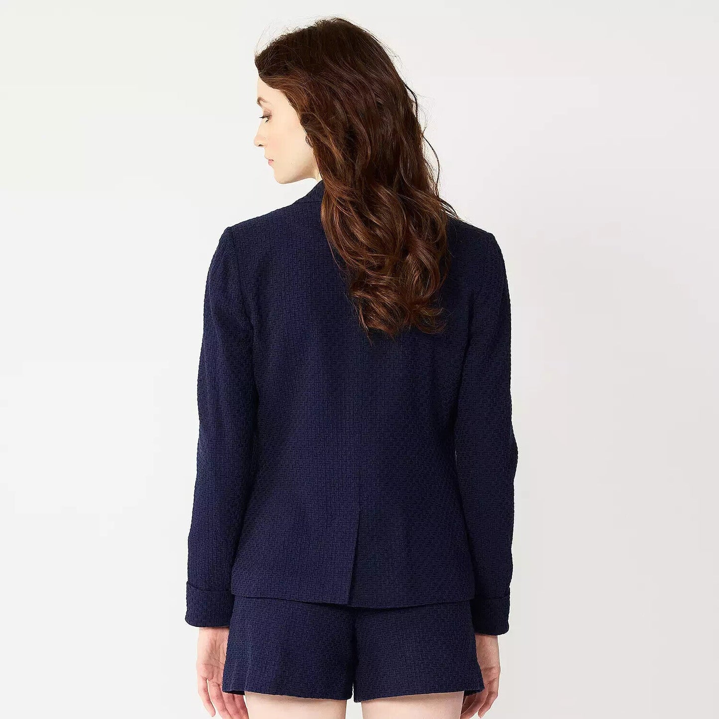 Women's DRAPER JAMES RSVP™ Textured Blazer, Navy, X-Large