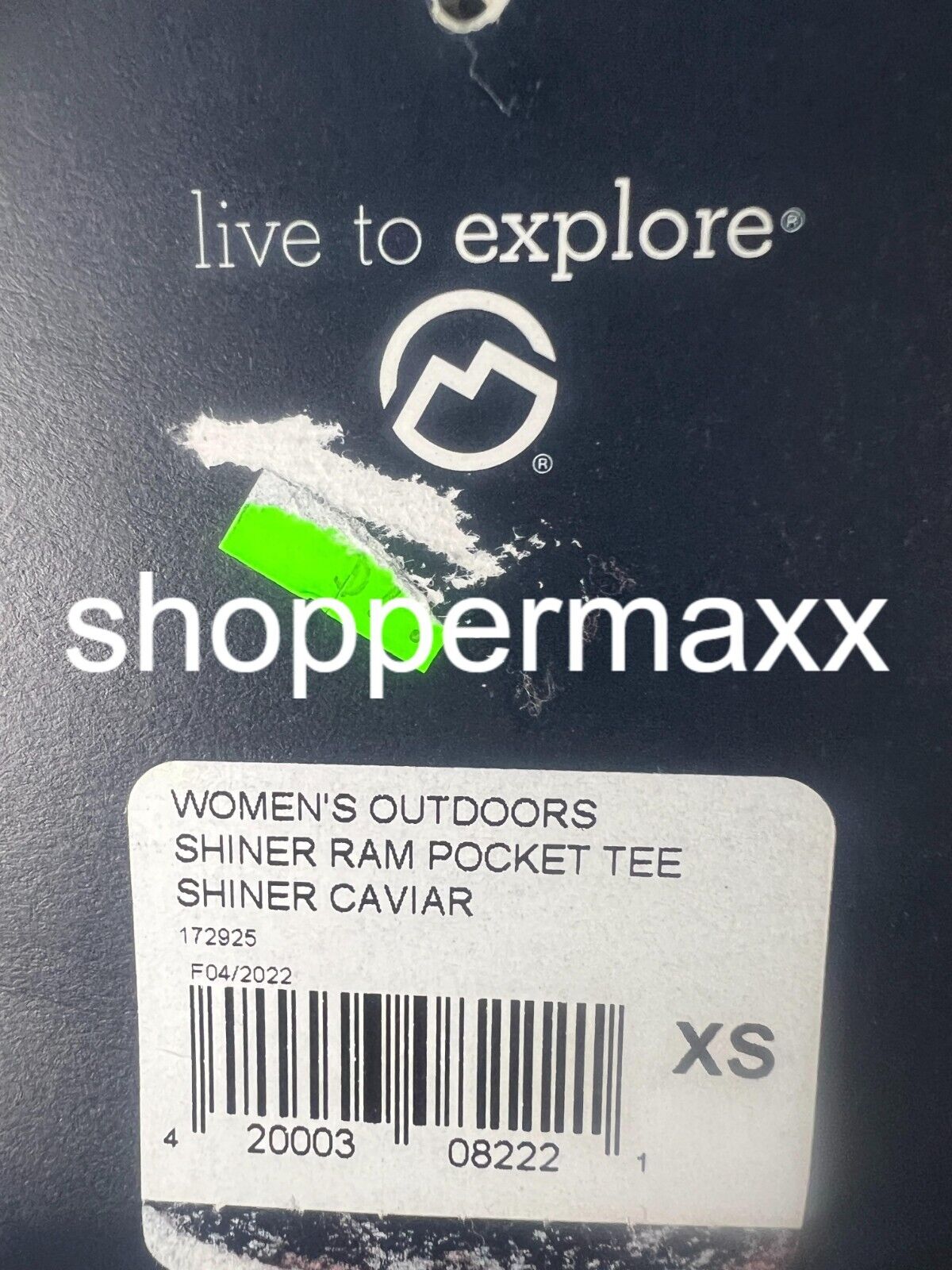 Women's Outdoors Shiner Ram POCKET LS Tee Shiner Caviar, Charcoal, X-Small