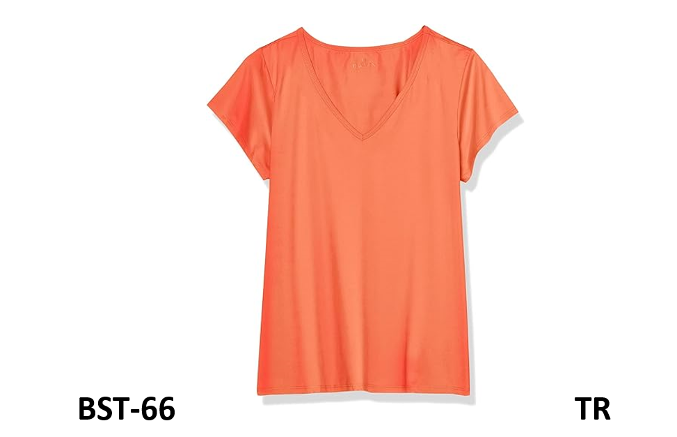 EleVen by Venus Williams Women's Match Point S/S Tee, Repreve, Nectarine, Small
