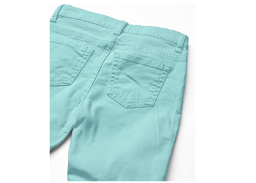 The Children's Place Girls' Solid Skimmer Shorts, Aqua, 14 Plus, Cotton Shorts