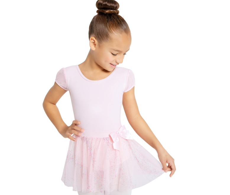 Capezio Glitter Glam Pull On Skirt-Girls, Black include Silver Rhinestone Size T