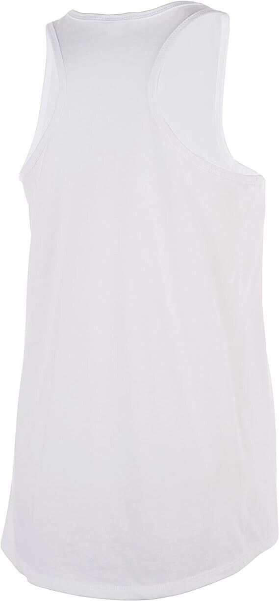 adidas girls Tie Front Tank Top Sleeveless Top T Shirt, White/Red, 2-4T US