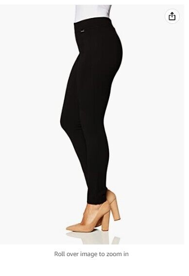 Calvin Klein Women's Modern Essential Legging Jean, Black, Small