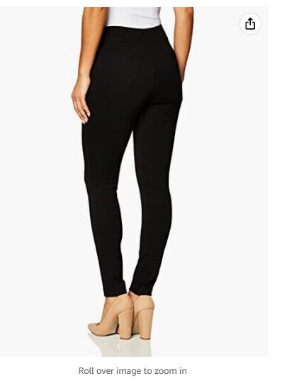 Calvin Klein Women's Modern Essential Legging Jean, Black, Small