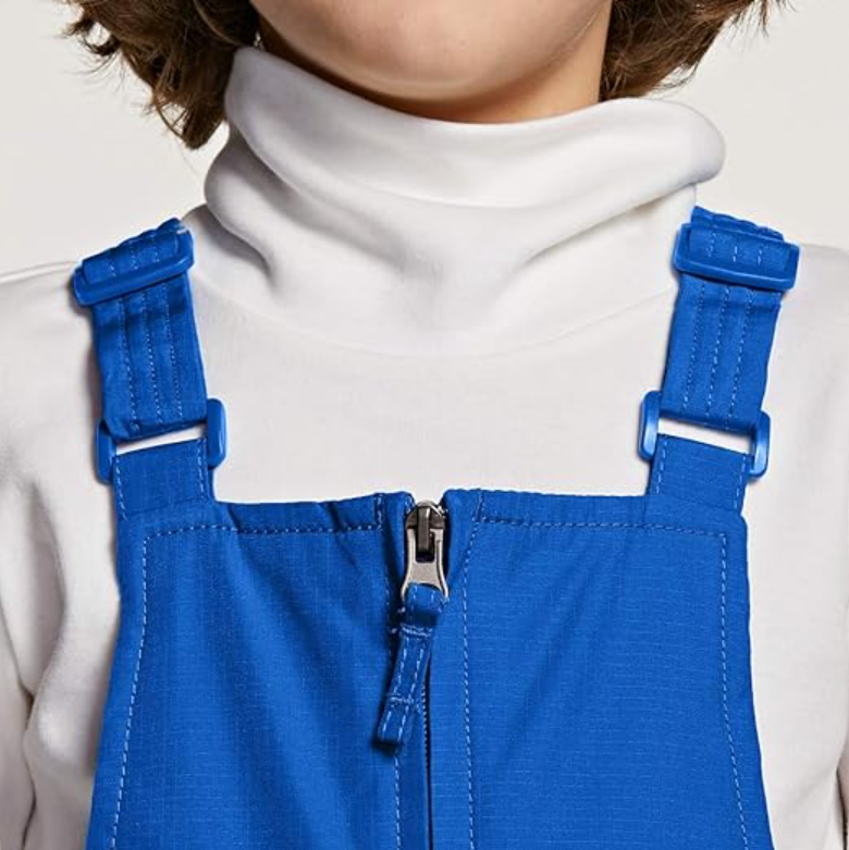 TSLA Kids & Boys & Girls Winter Snow Bibs, Waterproof Insulated Overalls Blue S8