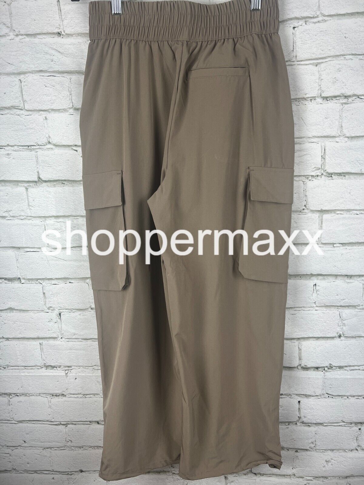 Women's Cinch Hem Woven Cargo Pants - JoyLab, Color- DARK GRAY, Small