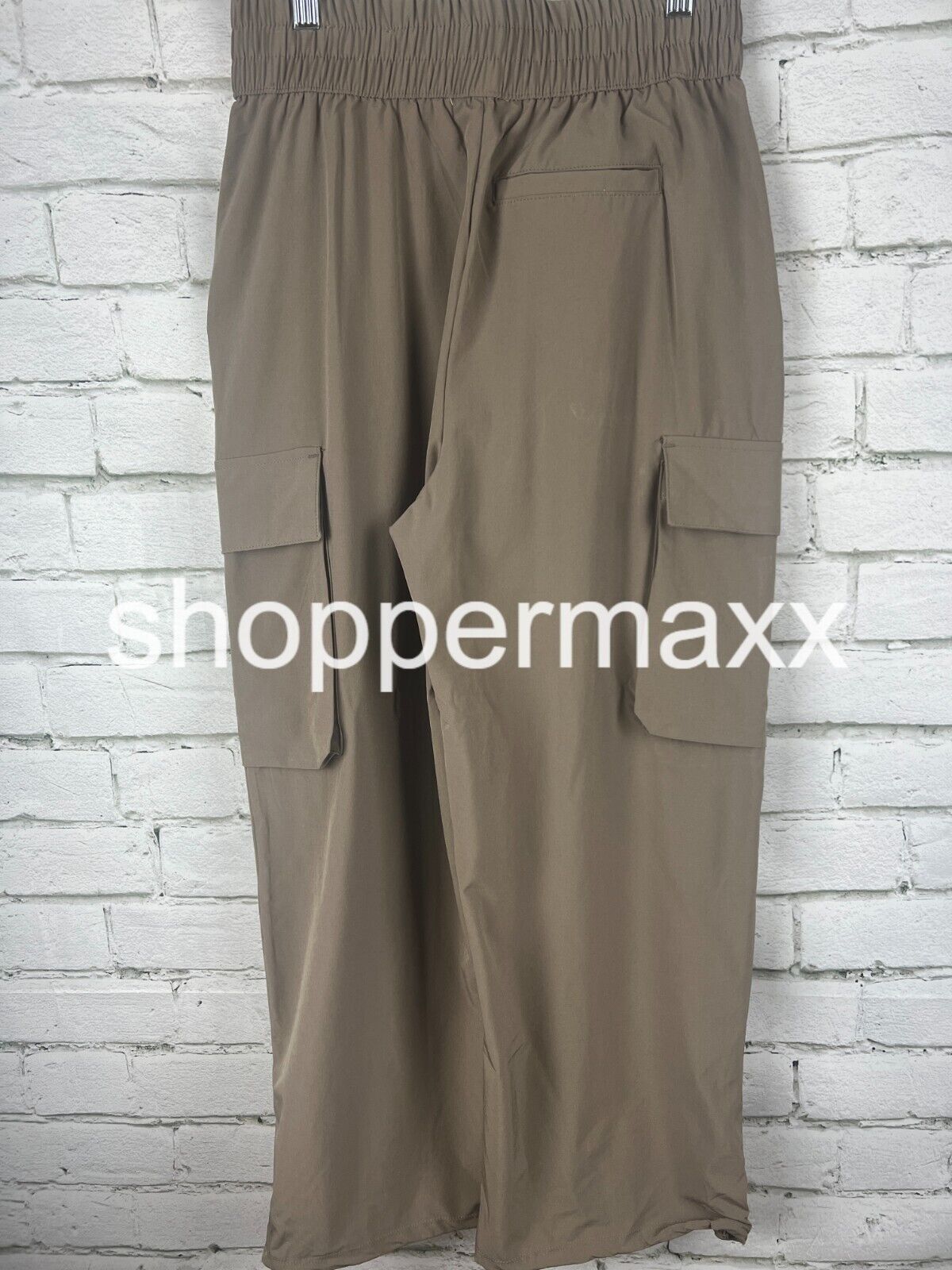 Women's Cinch Hem Woven Cargo Pants - JoyLab, Color- DARK GRAY, Small