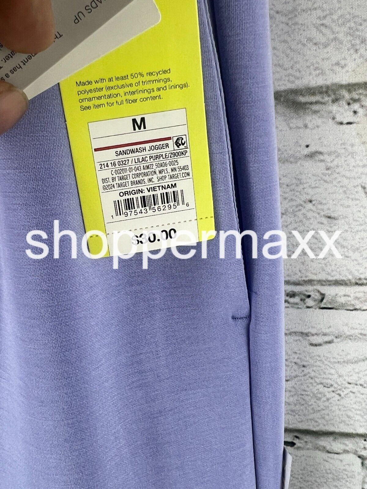 Women's Sandwash Joggers- All in Motion, Lilac Purple, SIze- Medium