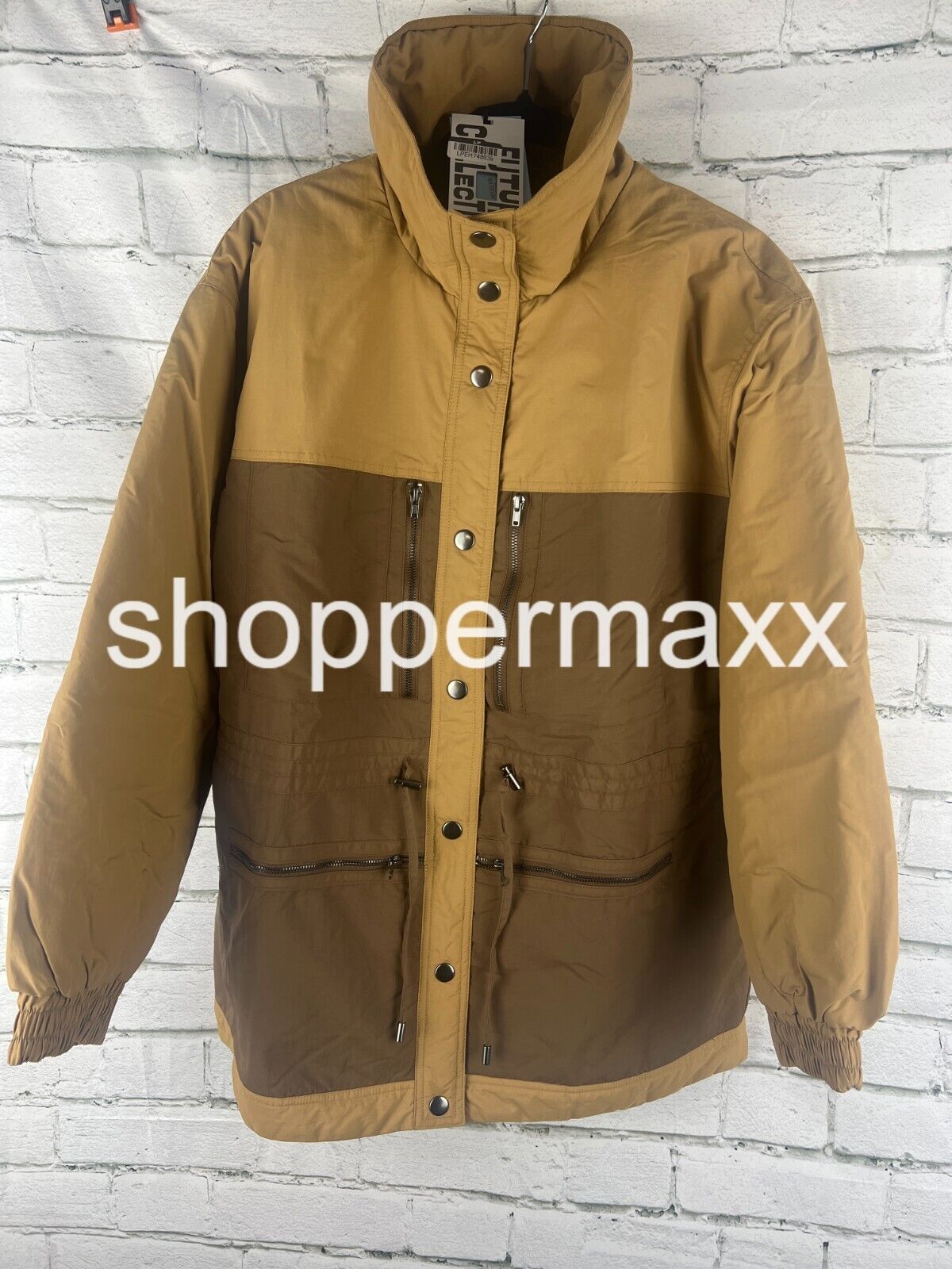 Women's Two Tone Quilt Lined Jacket Future Collective with Reese Blutstein Small