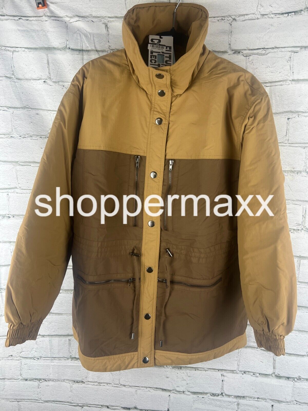 Women's Two Tone Quilt Lined Jacket Future Collective with Reese Blutstein Small
