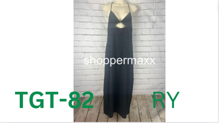 Women Strappy Cutout Midi Slip Dress Future Collective with Alani Noelle Black 8