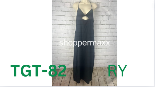 Women Strappy Cutout Midi Slip Dress Future Collective with Alani Noelle Black 8