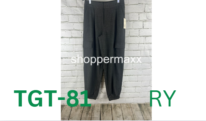 Women's High-Rise Ankle Jogger Pants - A New Day, Color-GRAY, Size- 6