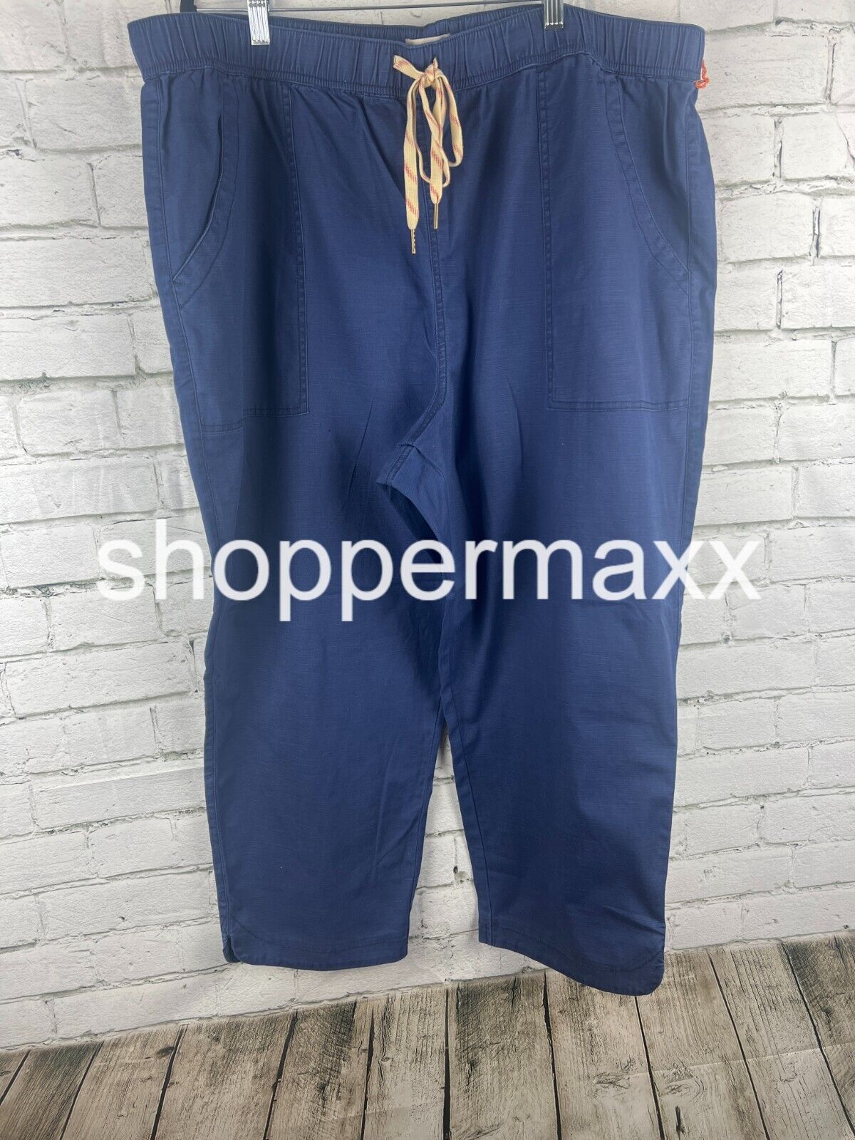 Women's Relaxed Fit Tapered Jogger Pants - Knox Rose, Color- Blue, Size- 2X