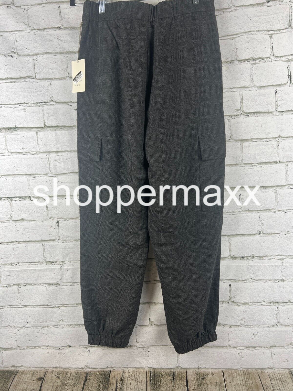 Women's High-Rise Ankle Jogger Pants - A New Day, Color-GRAY, Size- 6