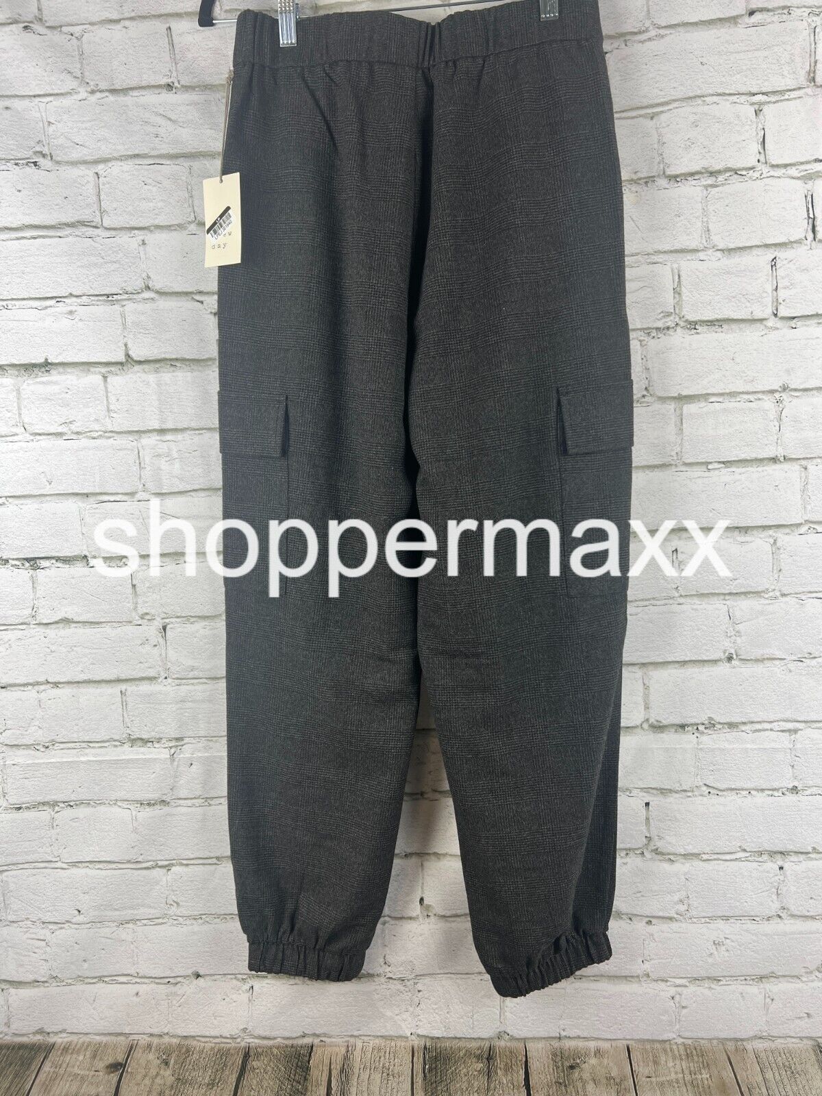 Women's High-Rise Ankle Jogger Pants - A New Day, Color-GRAY, Size- 6