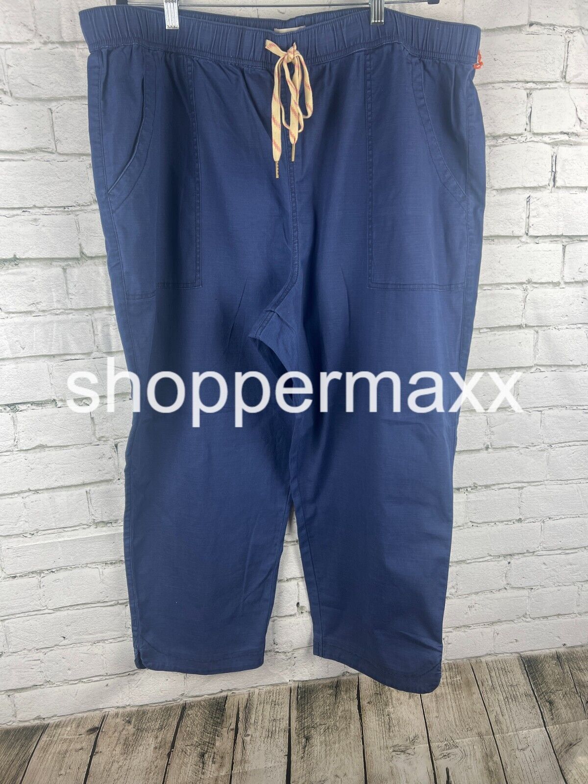 Women's Relaxed Fit Tapered Jogger Pants - Knox Rose, Color- Blue, Size- 2X