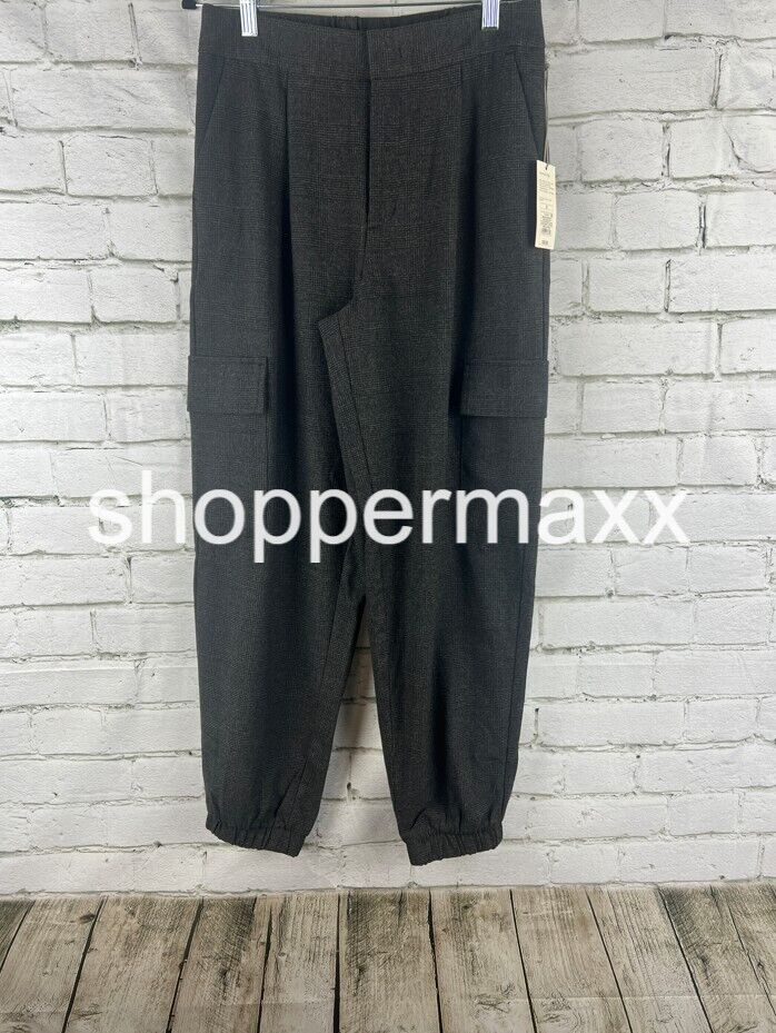 Women's High-Rise Ankle Jogger Pants - A New Day, Color-GRAY, Size- 6