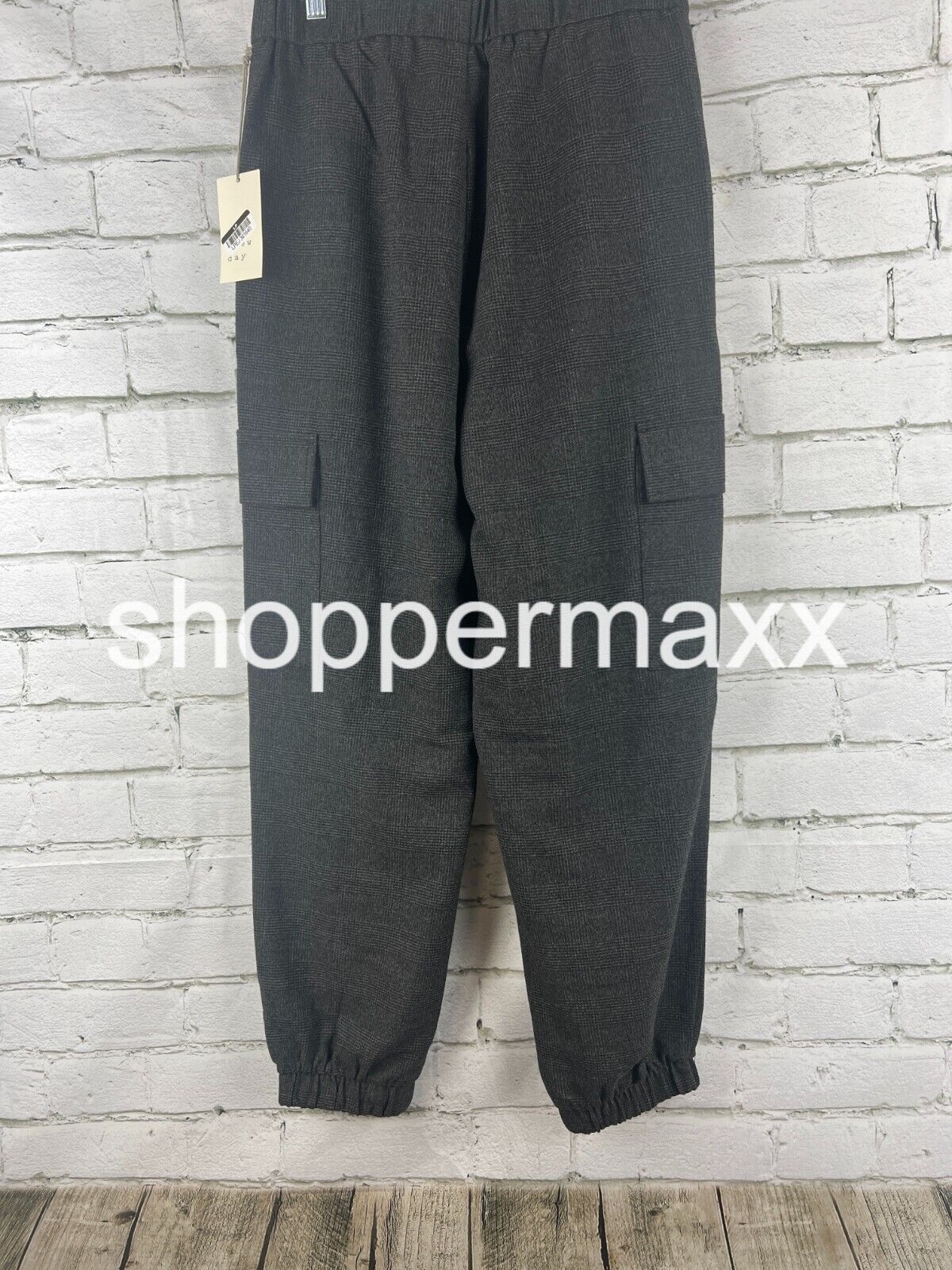 Women's High-Rise Ankle Jogger Pants - A New Day, Color-GRAY, Size- 6