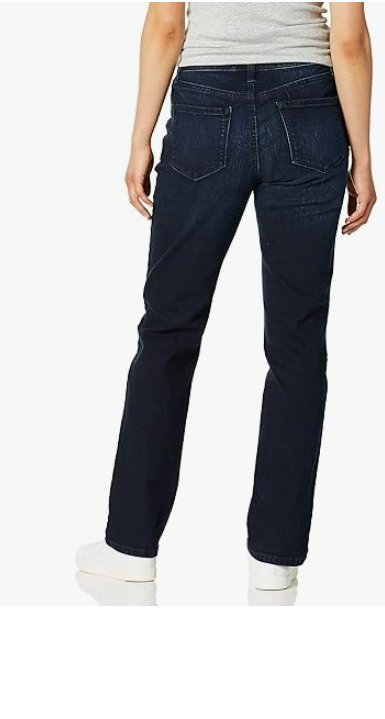 Bandolino Women's Mandie Signature Fit High Rise Straight Leg Jean, Nightfall 16