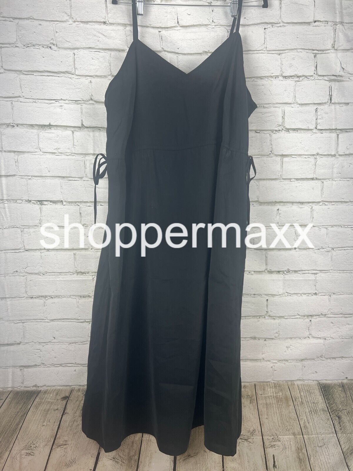 Women's Sandwash Cami Maxi Tank Dress - Universal Thread, Color- Black, Size- 1X