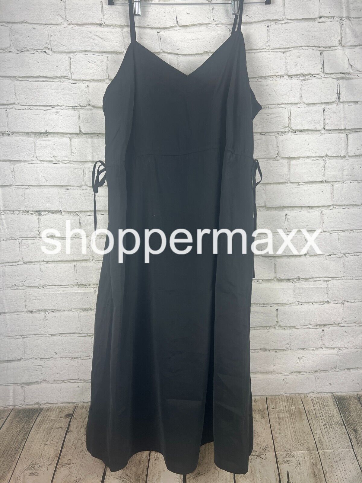 Women's Sandwash Cami Maxi Tank Dress - Universal Thread, Color- Black, Size- 1X